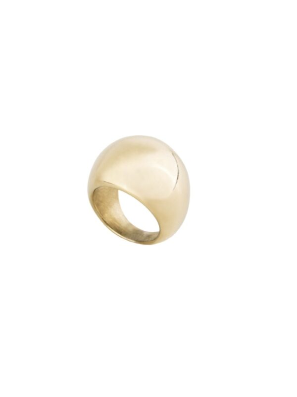 Γυναικείο δαχτυλίδι ατσάλινο Χρυσό